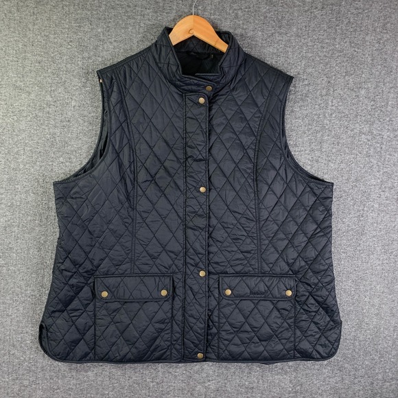 Barbour Quilted Vest Women 2X Otterburn Gilet Plus Back Insulated Classy - Picture 1 of 10